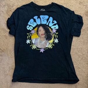 Selena Quintanilla Gray T-Shirt Short Sleeve Official Merchandise Size Large